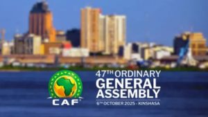  » الكاف  » ترحب بأساطير كرة القدم الإفريقية في الجمعية العامة العادية 47 في كينشاسا .