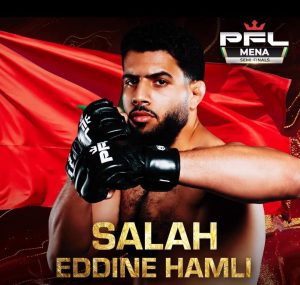 المغربي صلاح الدين هاملي يتصدر افتتاح موسم دوري رابطة المقاتلين المحترفين 2026