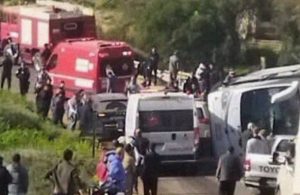 مصرع اربعة موظفين من الامن الوطني وإصابة 26 أخرين في حادثة سير أثناء توجههم لتأمين مباراة اولمبيك الدشيرة والوداد